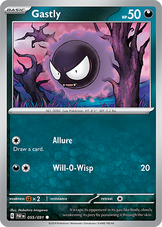 Scarlet & Violet Paldean Fates 055/091 Gastly