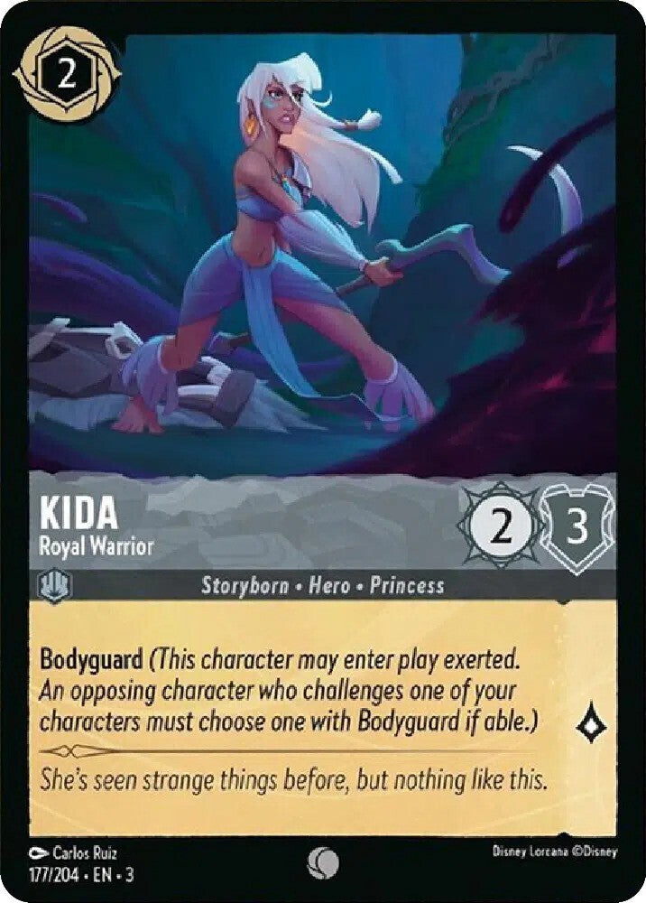 Disney Lorcana Into The Inklands 177/204 KIDA Royal Warrior