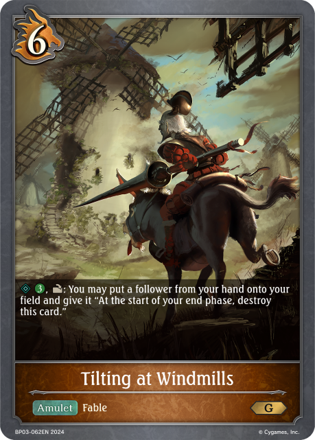Flame of Laevateinn BP03-062 Tilting at Windmills Premium Foil