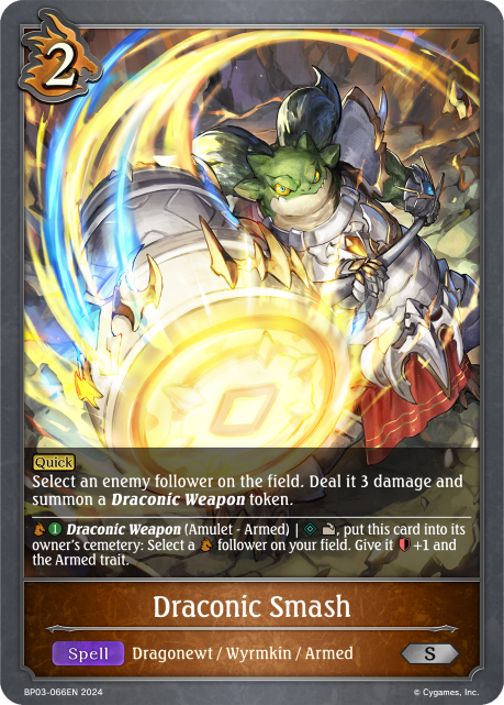 Flame of Laevateinn BP03-066 Draconic Smash
