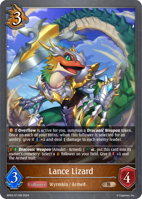 Flame of Laevateinn BP03-071 Lance Liza Premium Foil rd