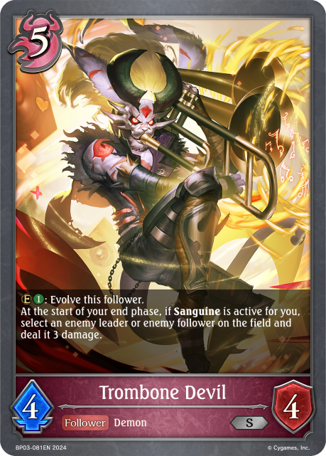 Flame of Laevateinn BP03-081 Trombone Devil Premium Foil
