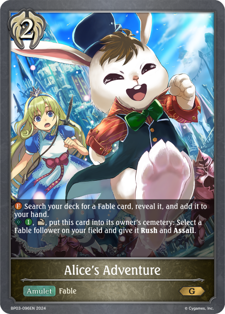 Flame of Laevateinn BP03-096 Alice's Adventure Foil
