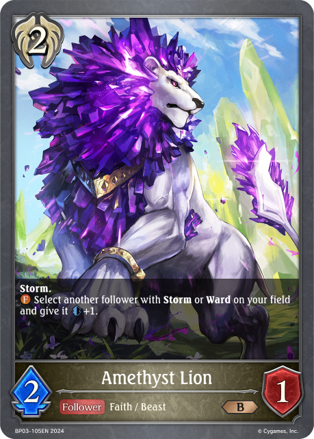 Flame of Laevateinn BP03-105 Amethyst Lion