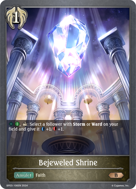 Flame of Laevateinn BP03-106 Bejeweled Shrine