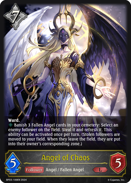 Flame of Laevateinn BP03-109 Angel of Chaos Foil