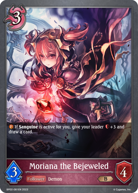 Reign of Bahamut BP02-081 Moriana the Bejeweled