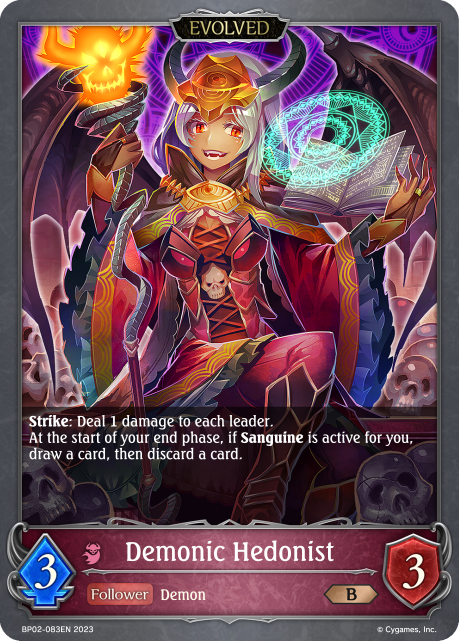 Reign of Bahamut BP02-083 Demonic Hedonist