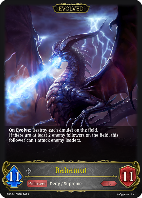 Reign of Bahamut BP02-105 Bahamut Foil