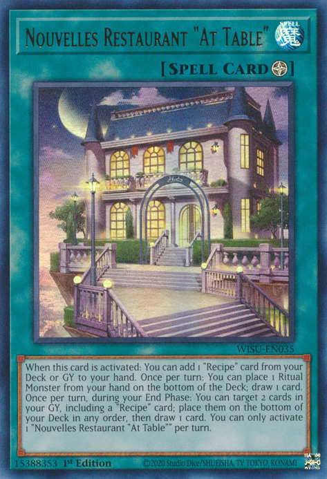 Wild Survivors WISU-EN035 Nouvelles Restaurant "At Table" Ultra Rare