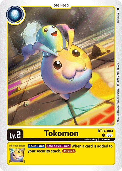 Blast Ace BT14-003 Tokomon