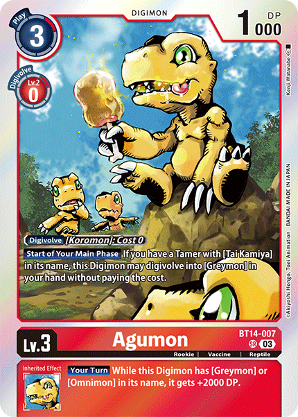 Blast Ace BT14-007 Agumon
