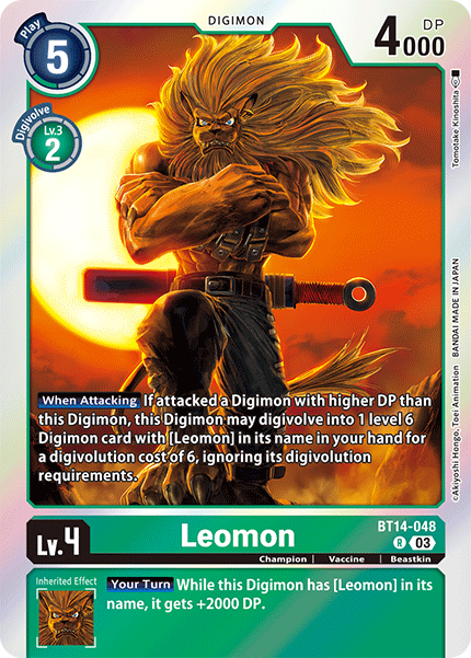 Blast Ace BT14-048 Leomon