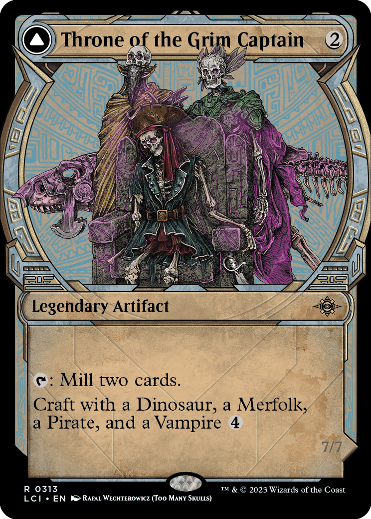 MTG The Lost Caverns of Ixalan 0313 Throne of the Grim Captain