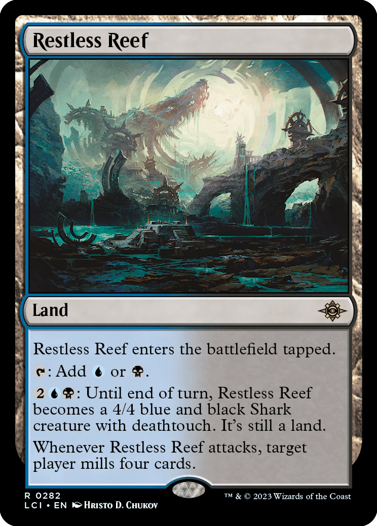 MTG The Lost Caverns of Ixalan 0282 Restless Reef
