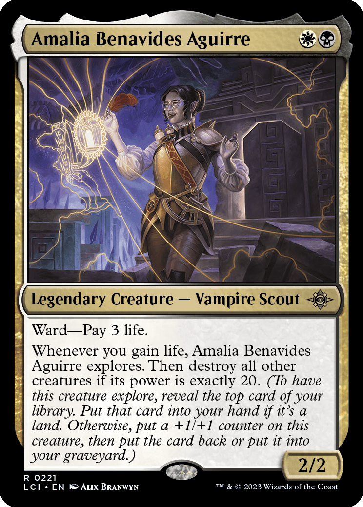 MTG The Lost Caverns of Ixalan 0221 Amalia Benavides Aguirre