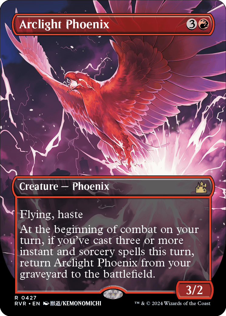 MTG Ravnica Remastered 0427 Arclight Phoenix (Borderless)