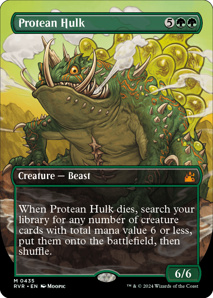 MTG Ravnica Remastered 0435 Protean Hulk (Borderless)