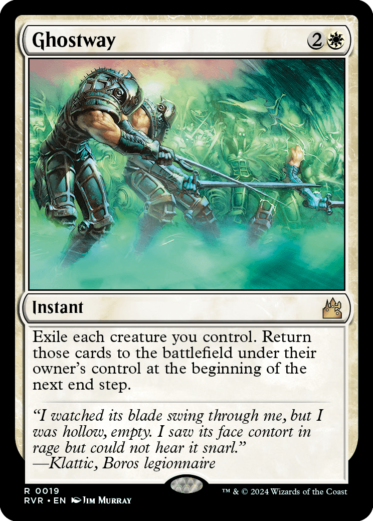 MTG Ravnica Remastered 0019 Ghostway (Foil)