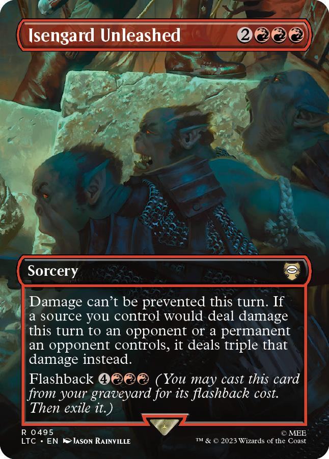 MTG Lord Of The Rings 0495 Isengard Unleashed (Borderless)