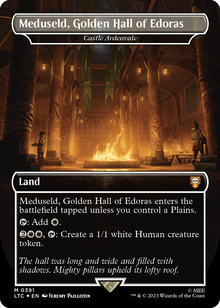MTG Lord Of The Rings 0391 Castle Ardenvale (Borderless Surge Foil)