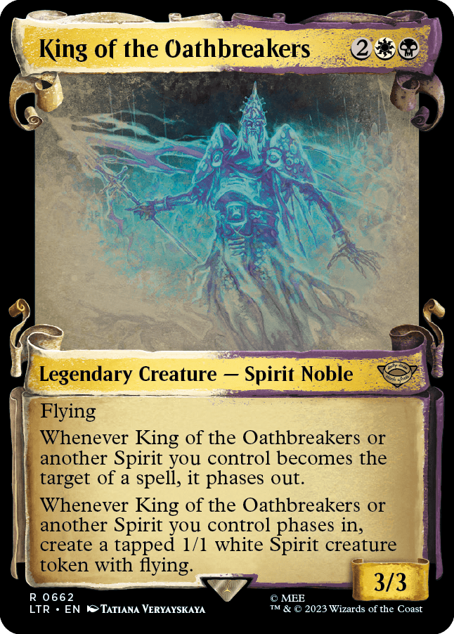 MTG Lord Of The Ring 0662 King of the Oathbreakers (Showcase)