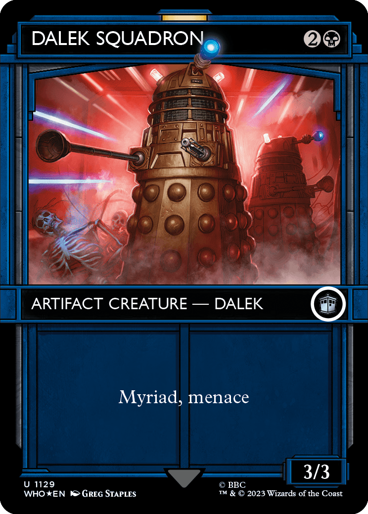 MTG Doctor Who 1129 Dalek Squadron (Showcase)