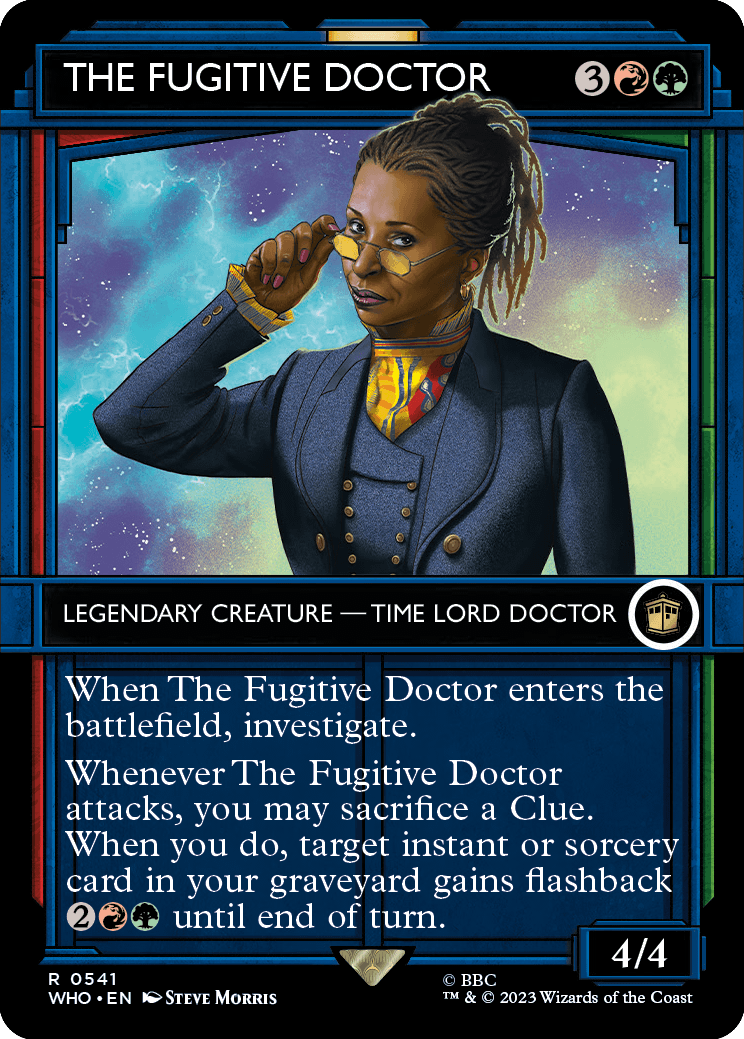 MTG Doctor Who 0541 The Fugitive Doctor (Showcase Foil)