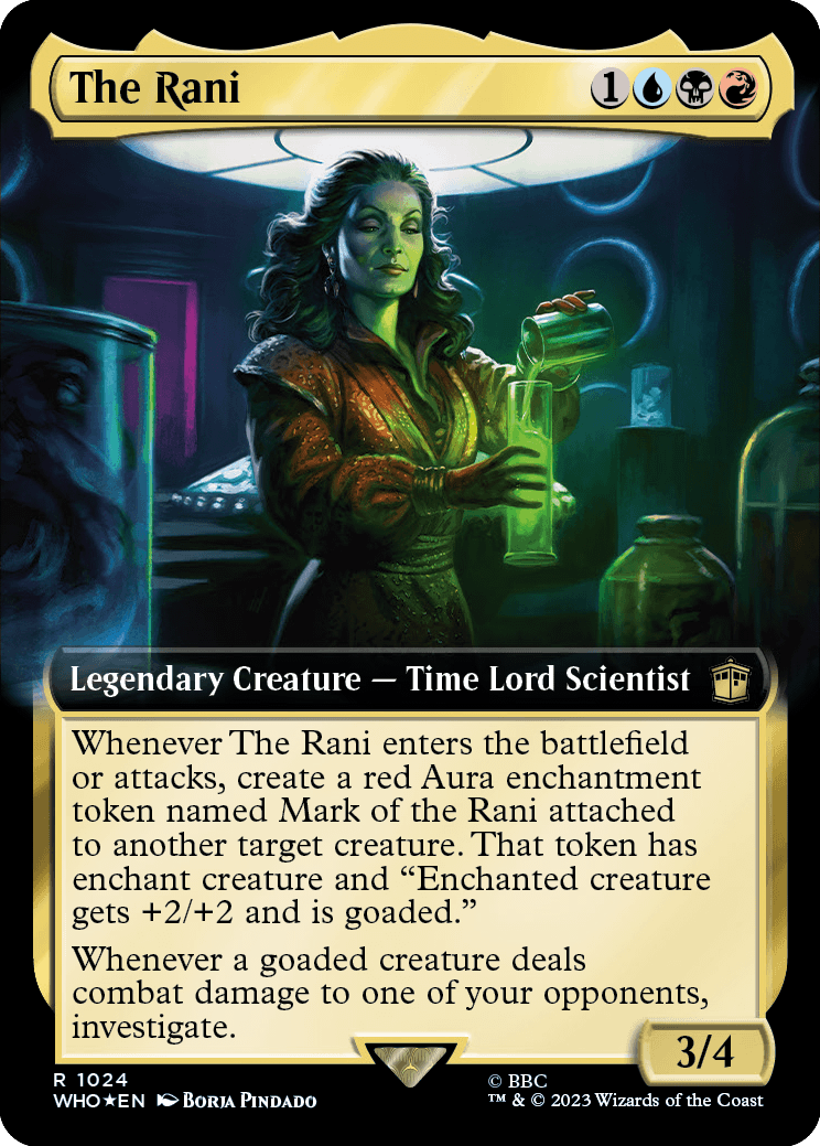 MTG Doctor Who 1024 The Rani (Extended Art Surge Foil)