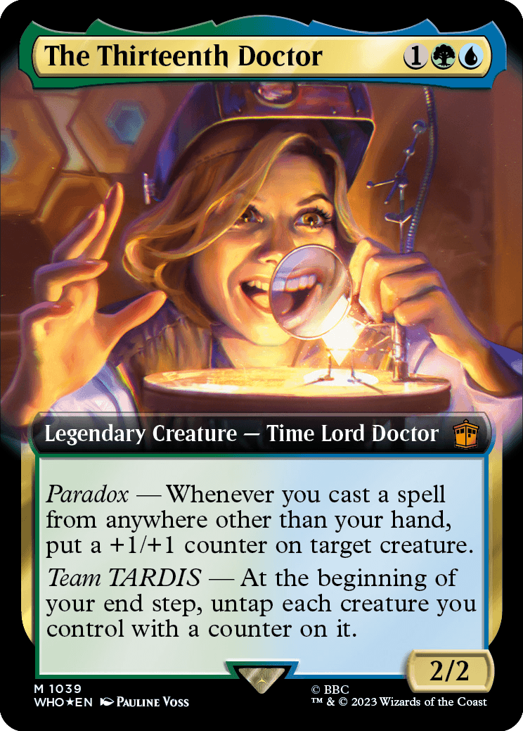 MTG Doctor Who 1039 The Thirteenth Doctor (Extended Art Surge Foil)