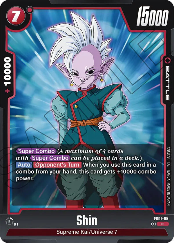 Dragon Ball Super Card Game Fusion World FS01-05 Shin