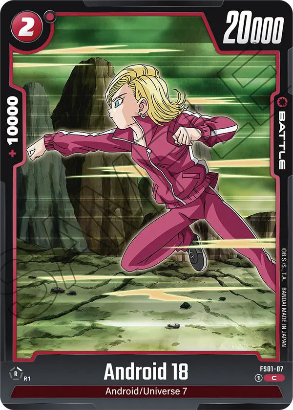 Dragon Ball Super Card Game Fusion World FS01-07 Android 18