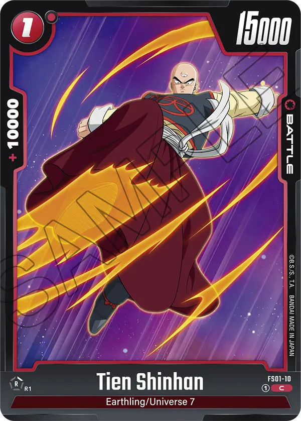 Dragon Ball Super Card Game Fusion World FS01-10 Tien Shinhan