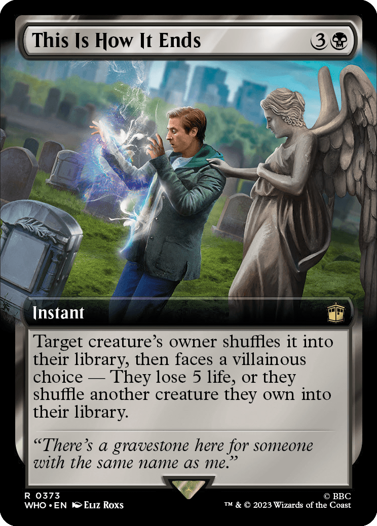 MTG Doctor Who 0373 This Is How It Ends (Extended Art)