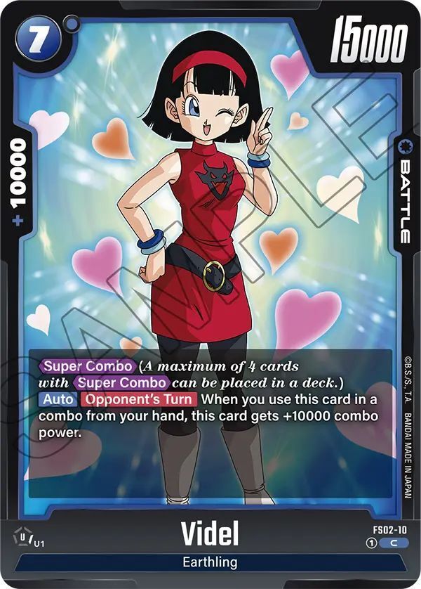 Dragon Ball Super Card Game Fusion World FS02-10 Videl