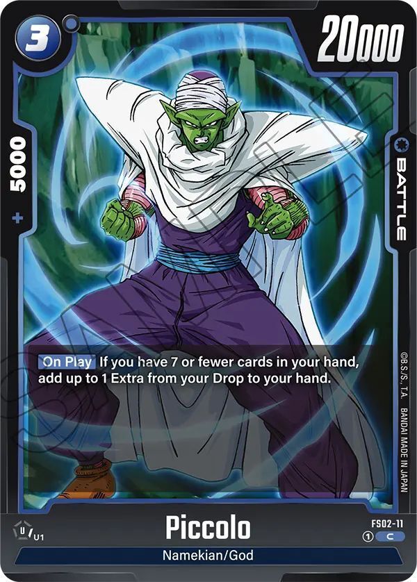 Dragon Ball Super Card Game Fusion World FS02-11 Piccolo