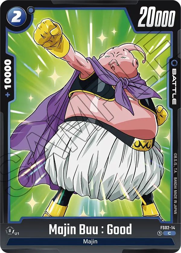 Dragon Ball Super Card Game Fusion World FS02-14 Majin Buu : Good