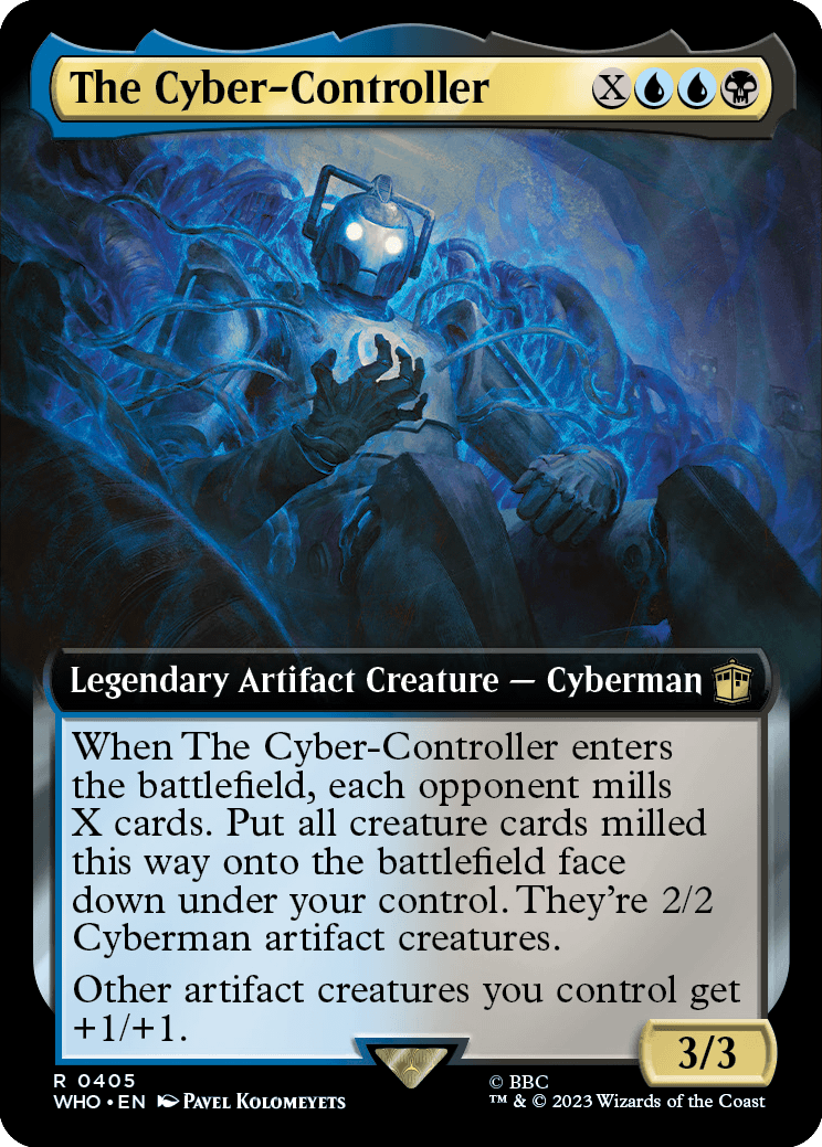 MTG Doctor Who 0405 The Cyber-Controller (Extended Art)