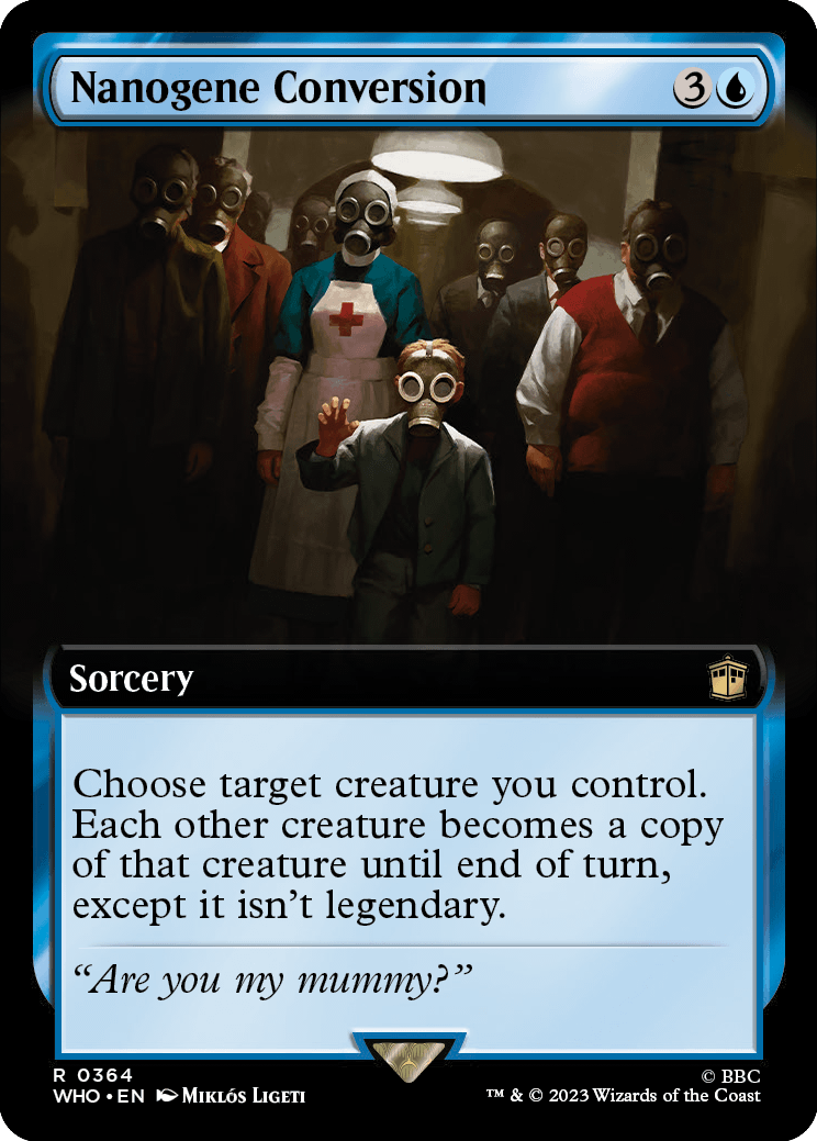 MTG Doctor Who 0364 Nanogene Conversion (Extended Art)