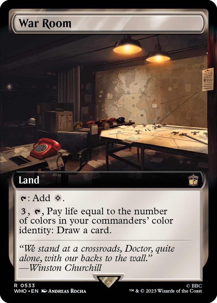 MTG Doctor Who 0533 War Room (Extended Art)