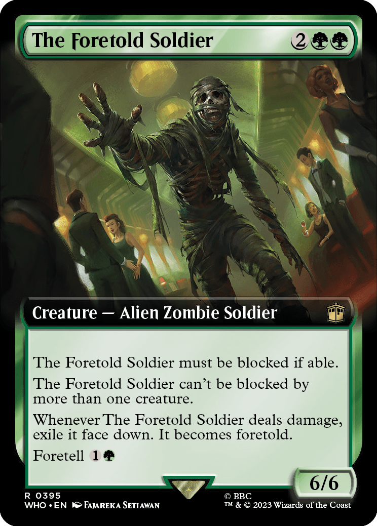 MTG Doctor Who 0395 The Foretold Soldier (Extended Art)