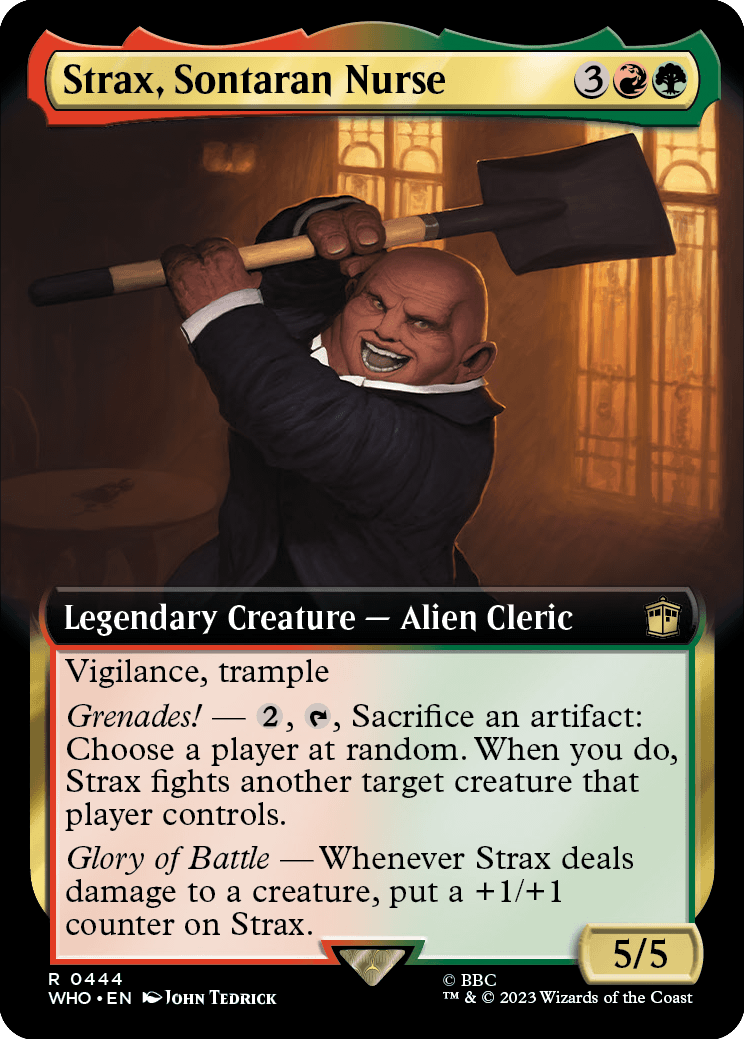 MTG Doctor Who 0444 Strax, Sontaran Nurse (Extended Art)
