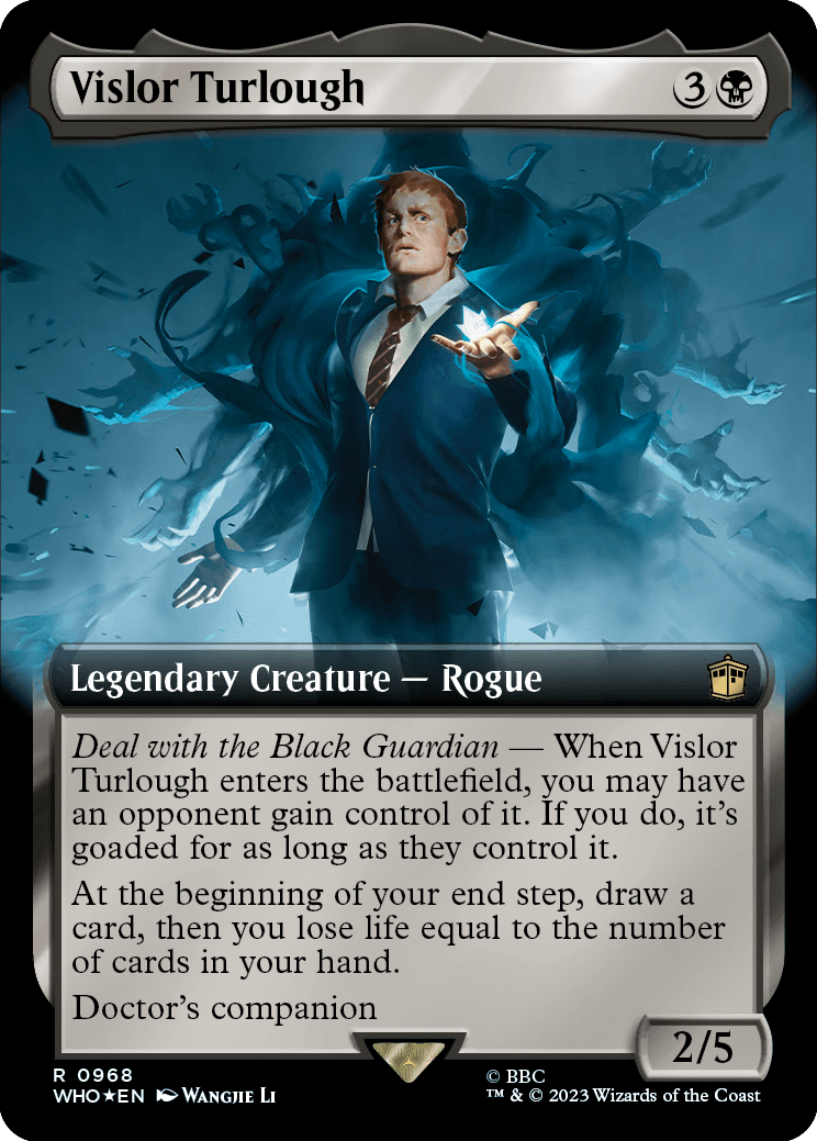 MTG Doctor Who 0968 Vislor Turlough (Extended Art)
