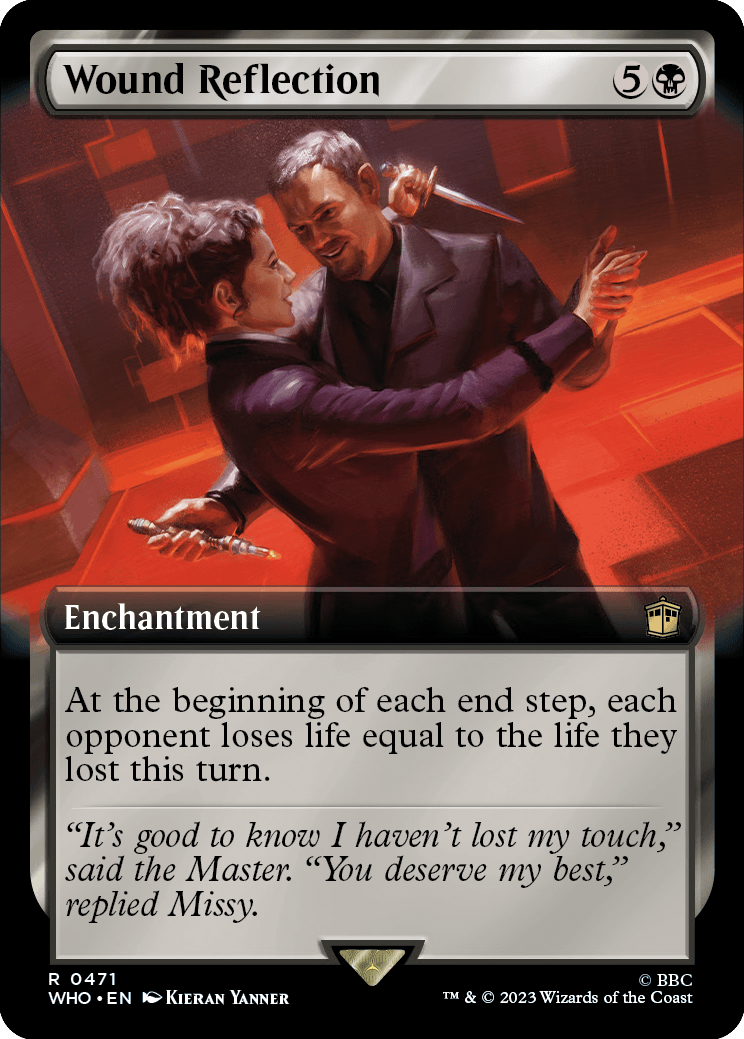 MTG Doctor Who 0471 Wound Reflection (Extended Art)