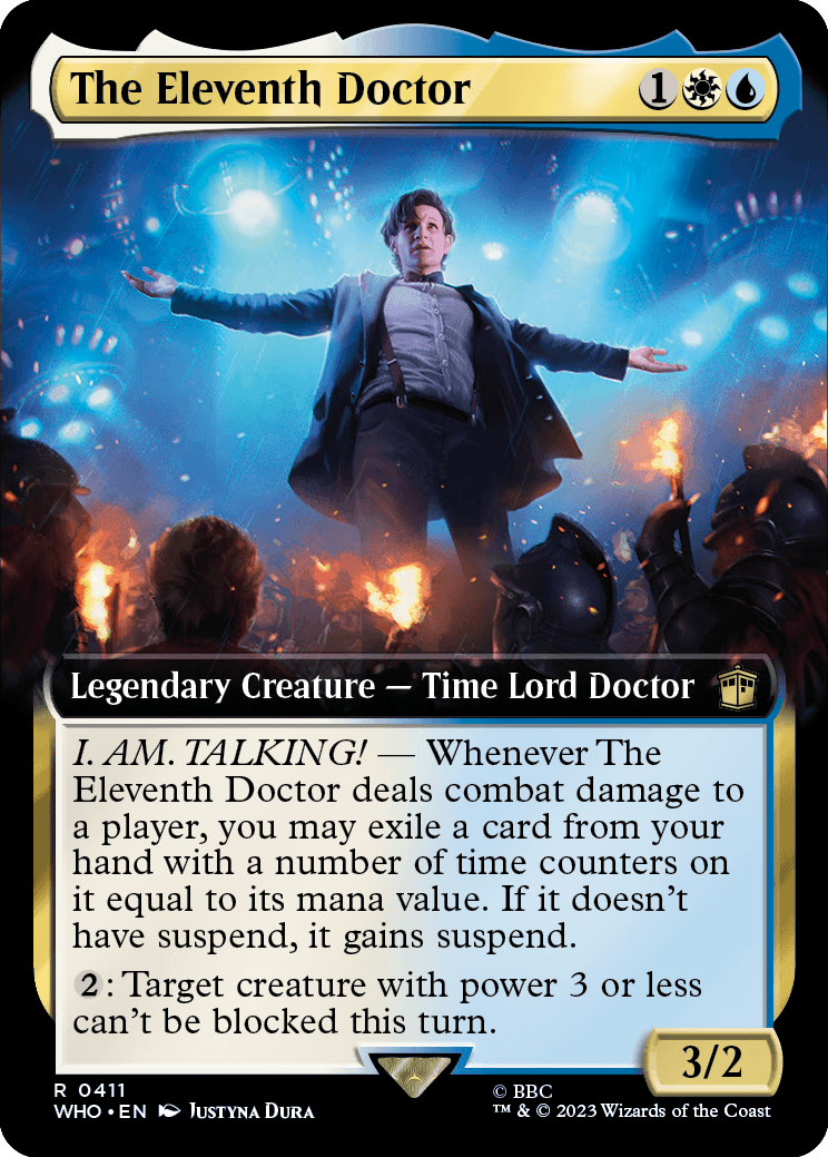 MTG Doctor Who 0411 The Eleventh Doctor (Extended Art)
