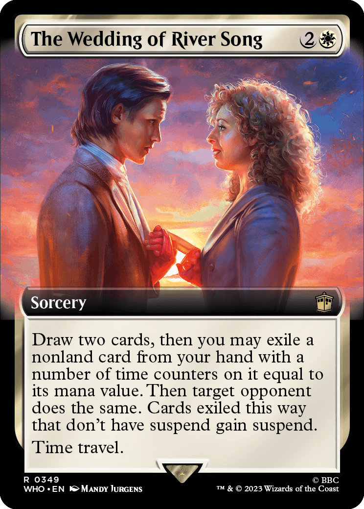 MTG Doctor Who 0349 The Wedding of River Song (Extended Art)