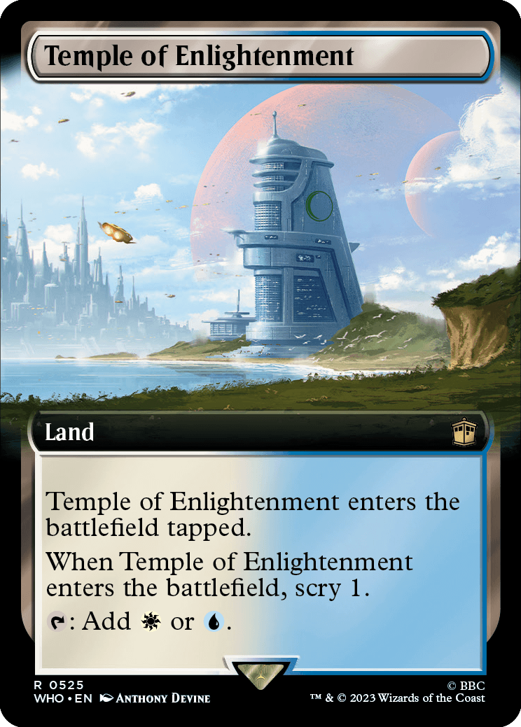 MTG Doctor Who 0525 Temple of Enlightenment (Extended Art)