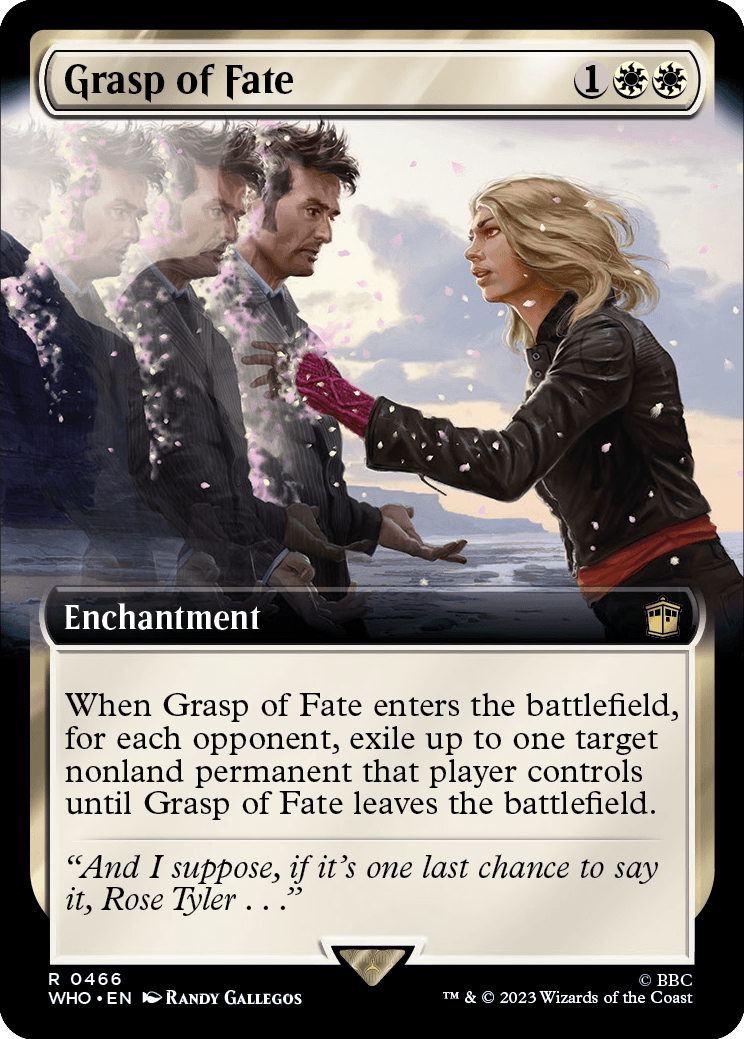 MTG Doctor Who 0466 Grasp of Fate (Extended Art)