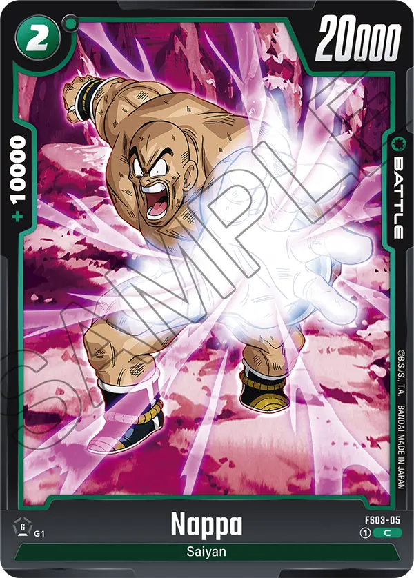 Dragon Ball Super Card Game Fusion World FS03-05 Nappa