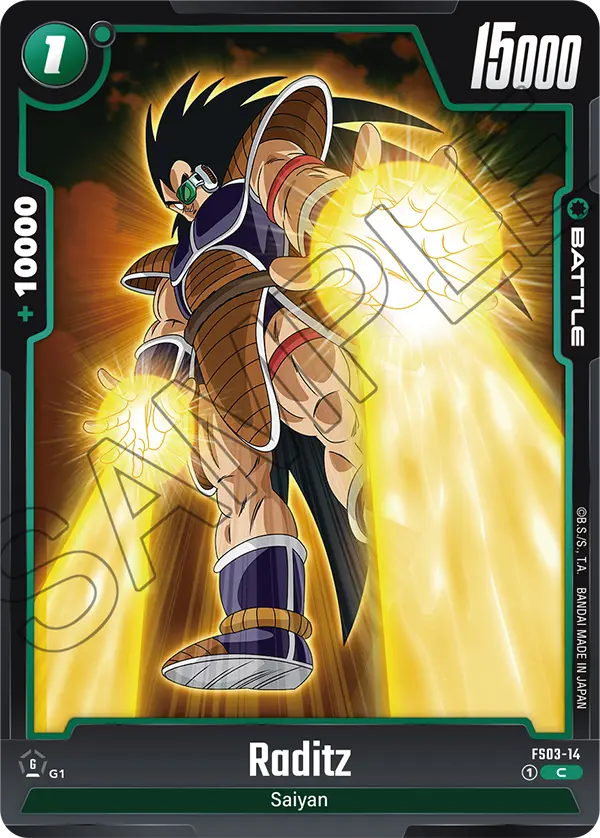 Dragon Ball Super Card Game Fusion World FS03-14 Raditz